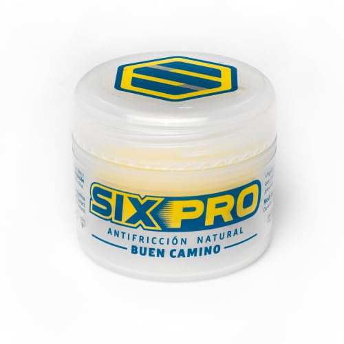SIXPRO ungüento antifricción peregrino, camino de Santiago, para ampollas y rozaduras en pies, zonas sensibles. Senderismo, Buen camino, cosmético natural.