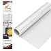 Firefly Craft Glitter Heat Transfer Vinyl For Silhouette And Cricut, 12 Inch by 20 Inch, White