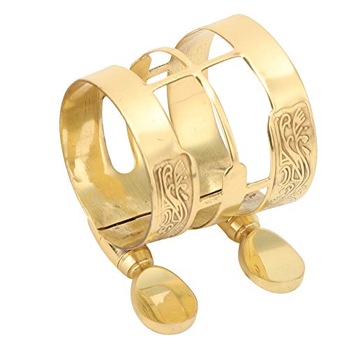 Tenor Saxophon Blattschraube Set mit Mundstückkappe Metall Ligatur Ersatzteil für Saxophon Zubehör