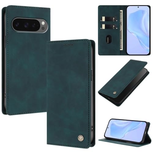 Étui magnétique Google Pixel 9 Pro 5G clapet cuir anti-choc