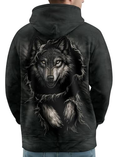 Image of PAGYMO Graphic Hoodies for Men Funny Novelty Pullover Hooded Sweatshirt | Funny 3D print, cool novelty design, colorful pattern, mens graphic pullover hoodie, sarcastic style, funky winter fashion