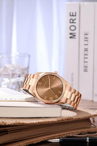 Image of Giordano Analog Watch for Men with Round Dial, Roman Numeric Indices Quartz Movement and Stainless Steel Strap - GZ-50112