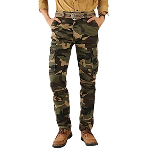 Pantalon d'extérieur ample militaire camo grey pour homme taille 42