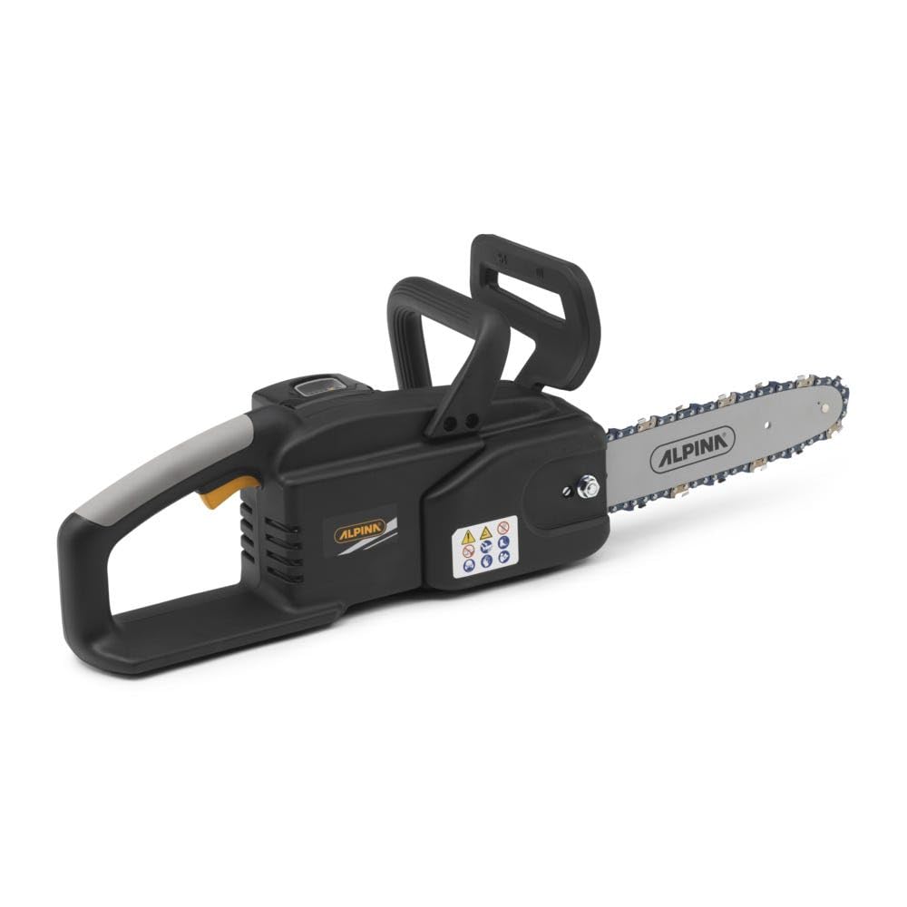 Alpina acs 20 Li kit motosierras inalámbricas, motor de inducción 700 W, guía 25 cm, batería STIGA ePower 20 V 4 Ah, peso ligero 3,08 kg
