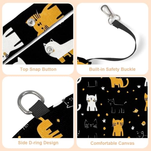Bolsa de hombro de lona transpirable para llevar gatos pequeños de forma cómoda 5