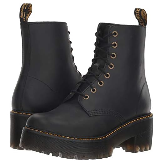 Dr. Martens Women's Shriver Hi Fashion Boot, Black, 10
