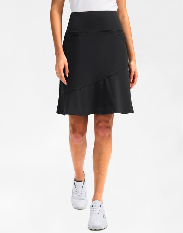 G Gradual Gonne da donna con 5 tasche, lunghezza al ginocchio, gonna da golf, modesto lungo, da tennis, atletica, da donna