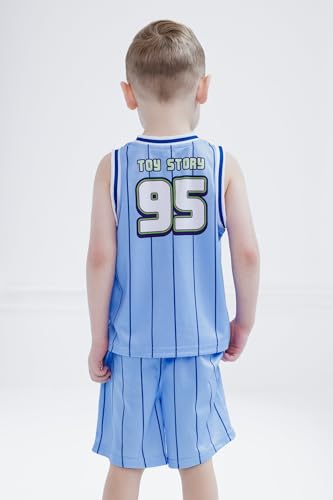 Image of Disney Boys' Basketball Jersey & Shorts Set - Athletic Outfit for Toddlers & Big Kids (2T-10 /12)