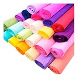 Kit 5 Crepom Artfloc 48cm X 2m Com 19 Opcões De Cores Lisa (Sortidos)