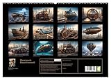 Zoom IMG-1 steampunk maschinenwelt hochwertiger premium wandkalender
