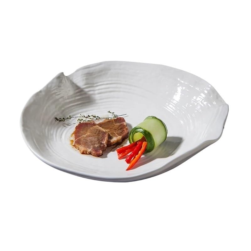 Juego de platos creativos de cerámica para pasta, bistec, ensalada, aperitivos, postres, vajilla perfecta para hotel, restaurante y uso doméstico