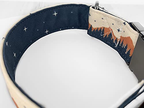 Generic Personalized Mountain Landscape Dog Collar W/Metal Buckle thumb #5