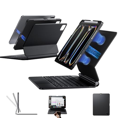 Étui clavier iPad Pro 11 pouces M4 M5 avec trackpad multi-touch