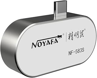 KONGTEN Thermal camera NOYAFA NF-586S 256 * 192 IR Resulution Compact Thermal Camera for Android Cellphones 25hz, HD Resolution, -15°C to 600°C, 6 color palette effects(NF-586S)