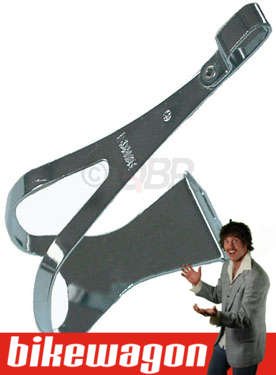 MKS Toeclips Pair Size L Chrome