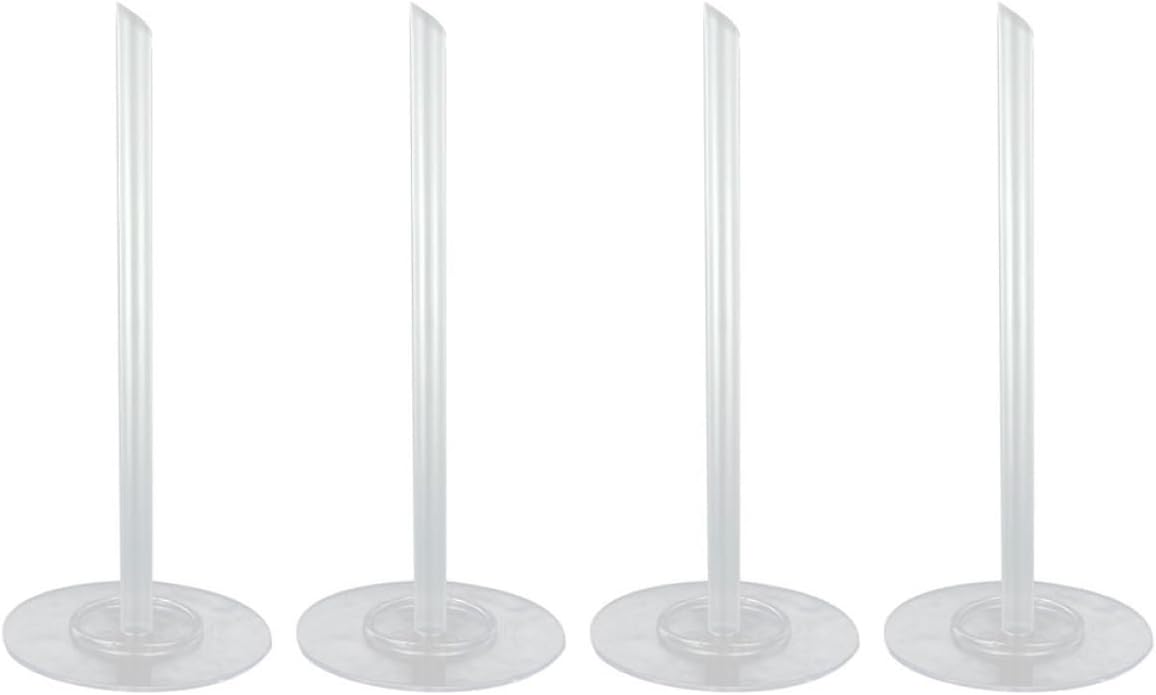 4pcs Ice Cream Cake Fixing Shelves 4-inch round Support Stands Stable Cake Display Rack for Baking and Dessert Serving