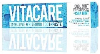 Sensitive Whitening Toothpaste Mint + Chia Mint Extract - 1.0Oz Travel Size (Pack Of 16)