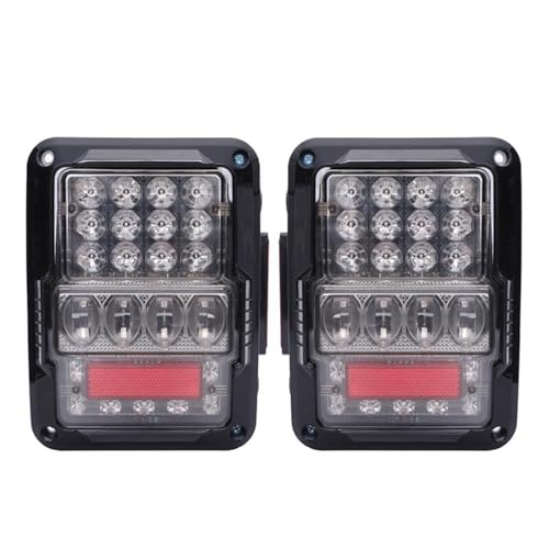 Feux arrière LED fumés anti-infiltration pour résoudre les pannes de Jeep Wrangler JK