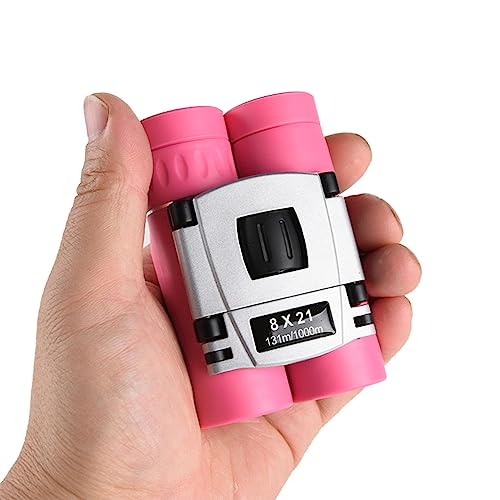 Binoculares compactos 8x21 para adultos y jóvenes