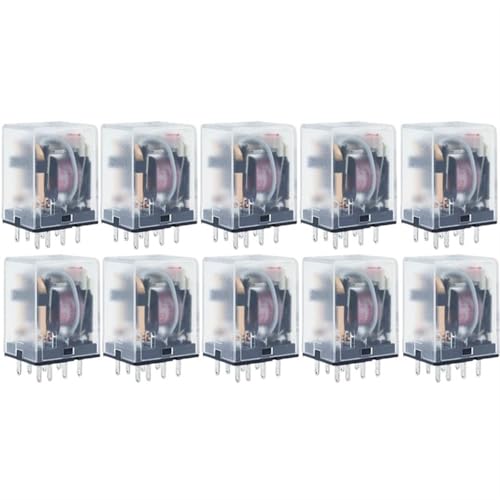Relais MY2NJ AC 110V 8 broches électromagnétique pour circuit industriel lot de 10 pièces