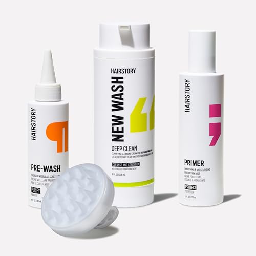Hairstory Clarifying Hair Method, New Wash Deep Clean with Pre-Wash,