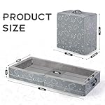 U-Moving Portable Foldable Toddler Travel Bed - Soft Foam Floor Bed with Washable Cover, Safe and Comfortable Toddler Crib, Grey - Image 2