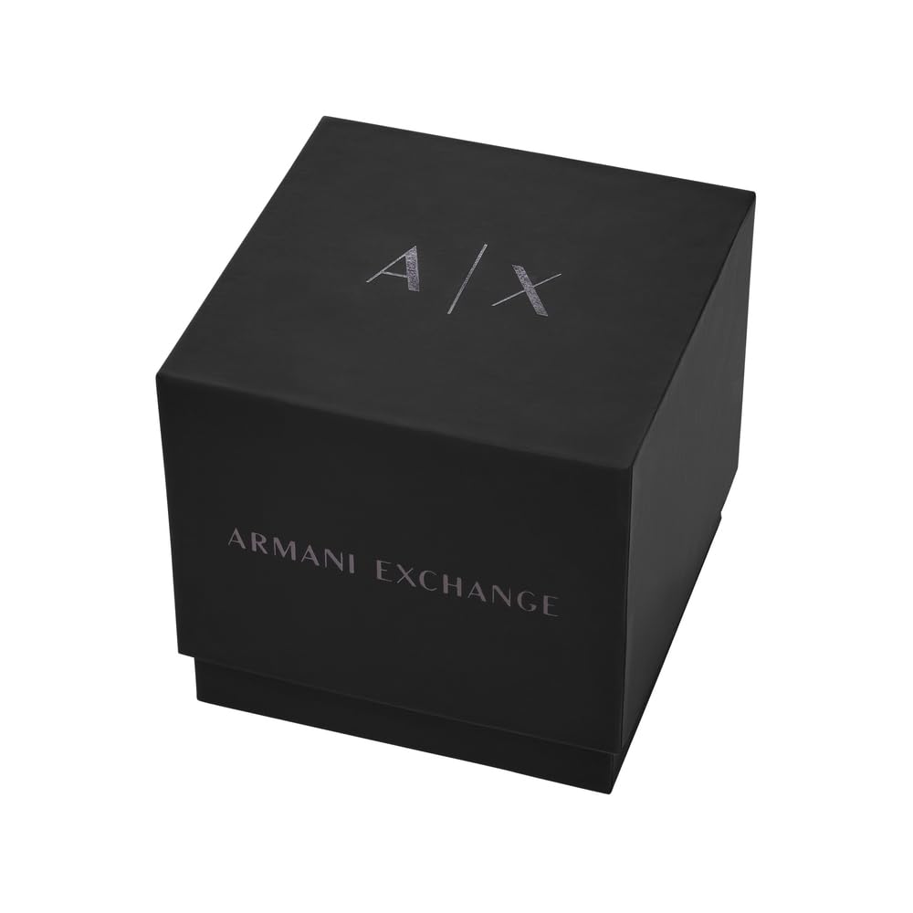 Armani Exchange Męski analogowy automatyczny zegarek z bransoletą ze stali nierdzewnej AX4195