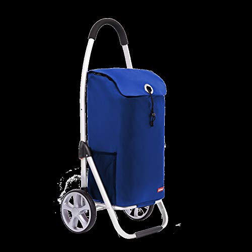 Carrito de compras plegable de aluminio para escaleras miniatura 1