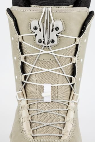 Nitro Crown TLS Womens Snowboard Boots, Sand, 9 (26.5)