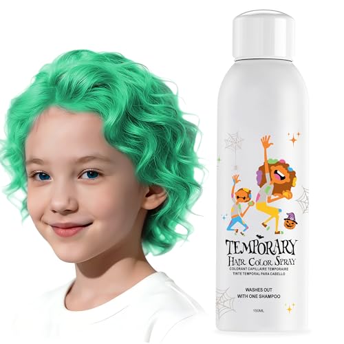 Temporäre Haarfarbenspray, 150ml- Sofortige & Auswaschbare Haarfarbe für Teens, Frauen, Männer - Schnelles Styling für Cosplay, Halloween, Weihnachten, Kostümparty