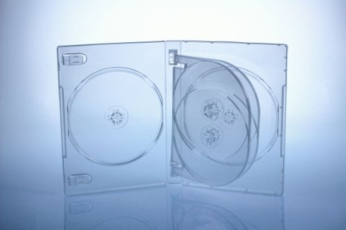 Preisvergleich Produktbild 4 DVD Hüllen / Farbe: transparent / 6er 6fach DVD Box