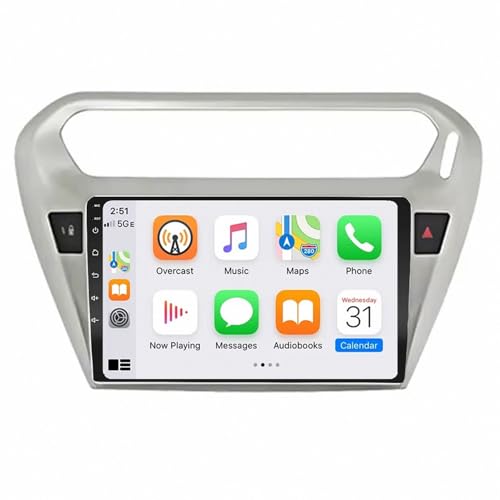 Autoradio con Android Auto y Carplay de 4 núcleos para renovar la conectividad de tu Peugeot 301