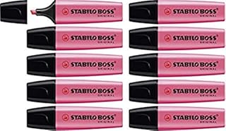 Zakreślacz - STABILO BOSS ORIGINAL pudełko 10 szt. - kolor: turkusowy