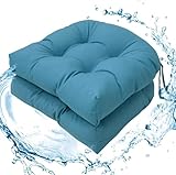 Le design en forme de U de ces coussins de chaise d'extérieur offre un soutien à votre coin salon, ajoutant du confort à n'importe quelle chaise de jardin. Fabriqués en tissu facile à nettoyer, ces coussins de siège pour chaises de jardin sont simples à entretenir : il suffit d'essuyer la saleté ou les déversements. Convient comme coussin de rechange quotidien pour meubles d'extérieur.