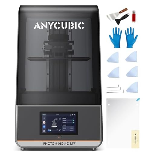 ANYCUBIC Photon Mono M7 Stampante 3D Resina, HD 14K Display da 10,1" con COB LighTurbo 3.0, Stampa Veloce da 150 mm/h, Stampante 3D Intelligente, Volume di Costruzione 8,77 "x4,96"x9,05"