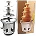 Chocolate Fountain Machine, 4 Tier Stainless Steel - 60-Ounce Electric Fondue Fountain with Temperature Control, Hot Chocolate Cheese Melting Heat Machine for Catering, Cafe, Hotel, Party, Wedding