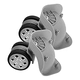 Quiet rolling: the nylon wheels provide a smooth and quiet rolling experience, enhancing your overall ,luggage replacement wheels,medium luggage with spinner wheels