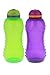 Sistema Lunch Twist 'n' Sip Water Bottle, Green/Purple, 11 oz.