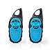 Produktbild NEDIS Walkie-Talkie-Set | 2 Hörer | Bis zu 3 km | Frequenzkanäle: 3 | PTT | Bis zu 3 Hours | Blau/Schwarz Schwarz/Blau