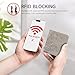 KITEVIUN Small RFID Wallet Women Ultra Thin Slim Womens Wallet Mini Compact Bifold Pocket Ladies Wallets for Women GRAY