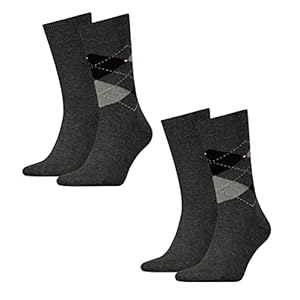 4-pack Tommy Hilfiger Check herensokken.