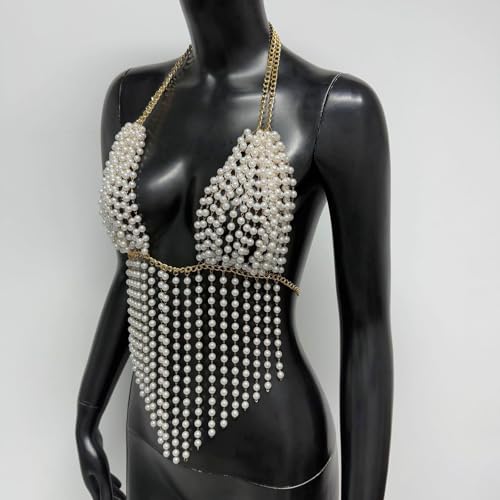 Accesorio de perlas de imitación de resina de moda para mujer 7
