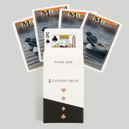 Maine, Loon Family, 52 Cartas para Poker Adultos miniatura 6