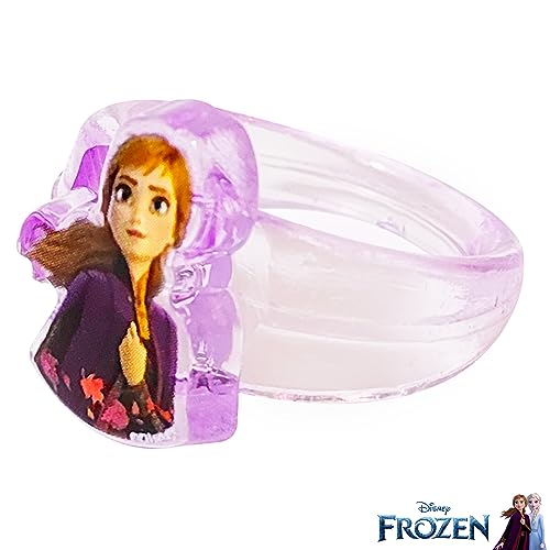 Luv Her Frozen 2 Girls Bff 6 Piece Toy Jewelry Box Set With 2 Rings, 2 Bead Bracelets And Snap Hair Clips #TOP3