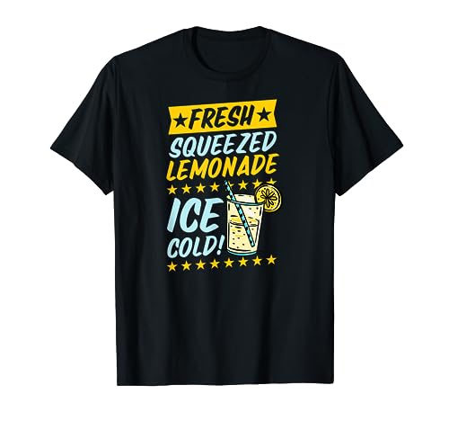 Limonada fresca exprimida hielo frío lindo titular del soporte Camiseta