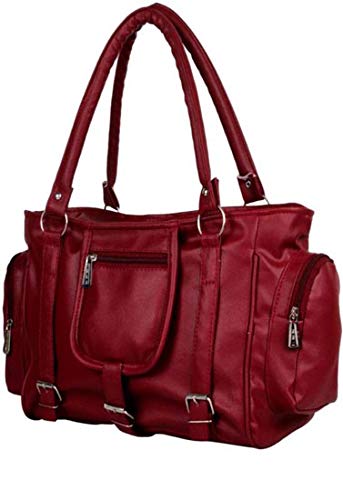 Maroon Cool Fit Satchel Shoulder Handbag