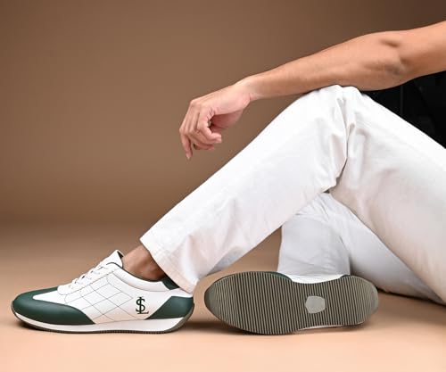 Image of LOUIS STITCH Men's Casual Lightweight Lace-Up Low-Top Sneakers for Men| Cushioned Comfort | Lightweight & Comfortable Casual Lace-Up Shoes | LSP-SNK-AVI010