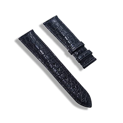 Bracelet en cuir 22mm 20mm 18mm compatible boucle papillon montre