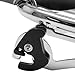 XFMT Motorcycle Chrome Detachable Stealth Two-Up Luggage Rack for Harley Touring Road King Street Glide Road Glide Electra Glide 2009-Later
