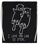 Photo Gallery i love you like no otter borsa da palestra nero con coulisse unisex drawstring bag gym Photo Gallery i love you like no otter borsa da palestra nero con coulisse unisex drawstring bag gym